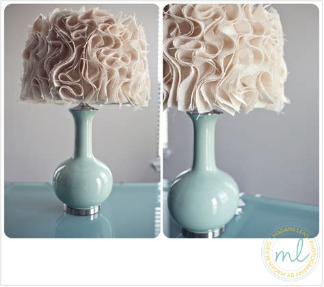 Juneberry Lane Tutorial Tuesday Diy Ruffled Fabric Lamp Shade