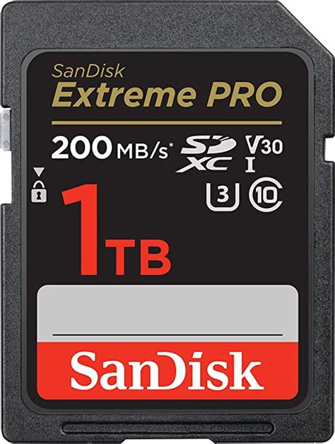 Sandisk 1tb Extreme Pro Sdxc Uhs I Memory Card C10 U3 V30 4k Uhd