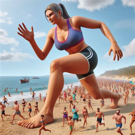 Giantess Ailleen On A Run By Torgue11 On Deviantart