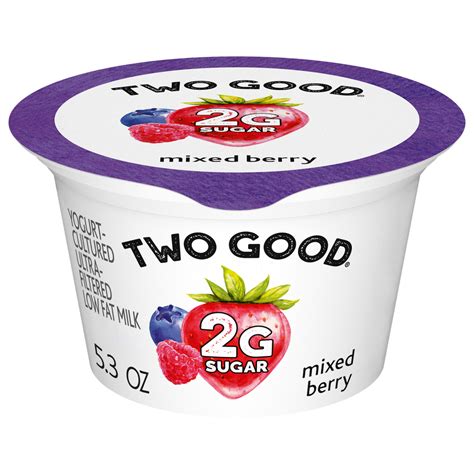 Two Good Yogurt Lowfat Greek Mixed Berry Hero