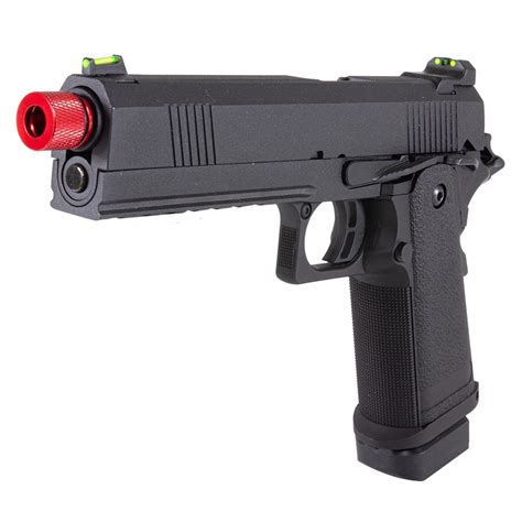 Pistola de Airsoft a Gás GBB 1911 Black Devil Hi Capa 5 1 6mm Rossi