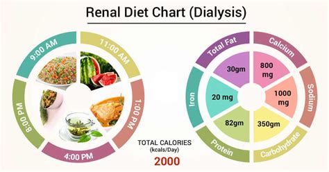 Diet Chart For Renal (dialysis) Patient, Renal Diet (Dialysis) chart ...