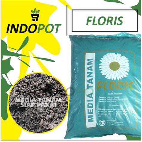 Jual Media Tanam Floris Kg Gram Metan Siap Pakai Media Tanam