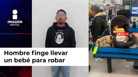 Hombre Finge Llevar Un Beb Para Robar Una Tienda En Hidalgo Youtube