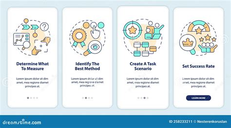 Steps To Conduct Site Usability Testing Onboarding Mobile App Screen