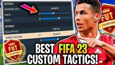 My Custom Tactics For Fifa Youtube