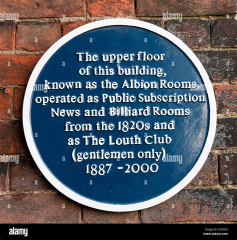 Blue Plaque Hi Res Stock Photography And Images Alamy