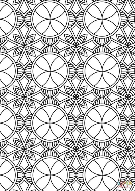 Pattern Coloring Pages Printable