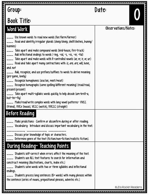 Th Grade Reading Lesson Plans