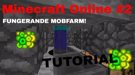 LP Minecraft Online 2 BYGGER EN MOBFARM Svenska YouTube