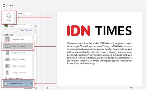 Cara Print Halaman Jadi Lembar Di Microsoft Word Dan Pdf