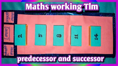 Tlm For Math Maths Working Tlm Predecessor And Successor