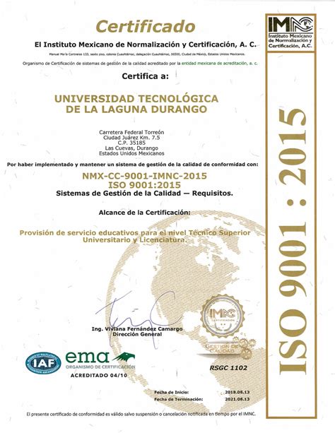 Certificado De Calidad Iso 9001 Porn Sex Picture