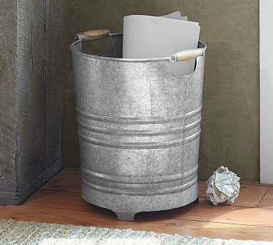 Galvanized Trash Can | Pottery Barn