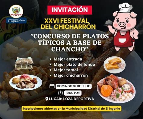 Concurso de platos típicos a base de Chancho Campañas Municipalidad