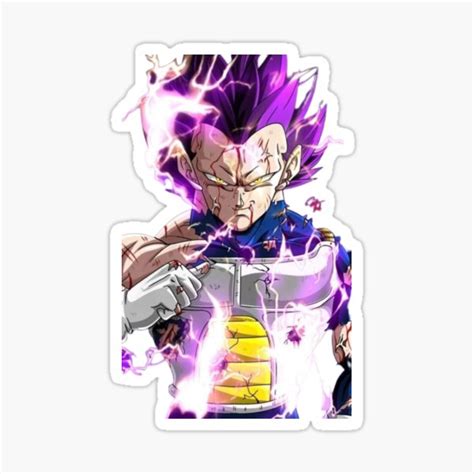 Vegeta Ultra Ego Sticker For Sale By Qike Redbubble