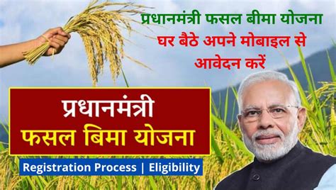 PMFBY Pradhan Mantri Fasal Bima Yojana Registration Online