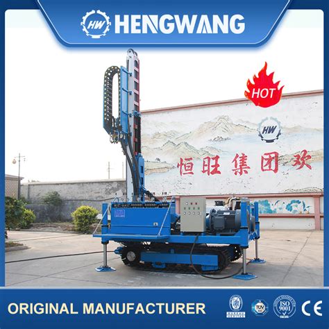 High Efficiency Drilling Rig Drill Depth M Crawler Full Hydraulic