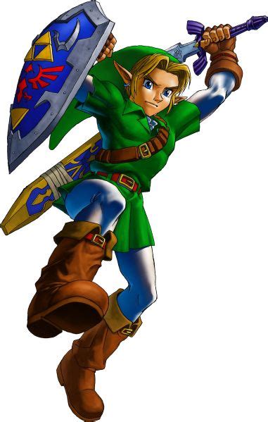 Adult Link Attack Ocarina Of Time Legend Of Zelda Pinterest Ocarina Of Times And Link