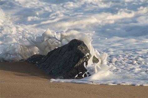 Gambar Pemandangan Laut Pantai Pasir Batu Lautan Gunung Salju