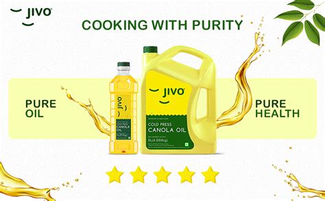 Jivo Canola Cold Press Oil Ltr With Ltr Free Amazon In Grocery