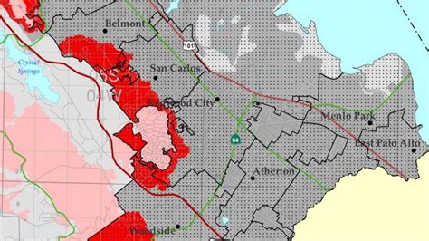 San Mateo County Hazards California State Fire Severity Zones