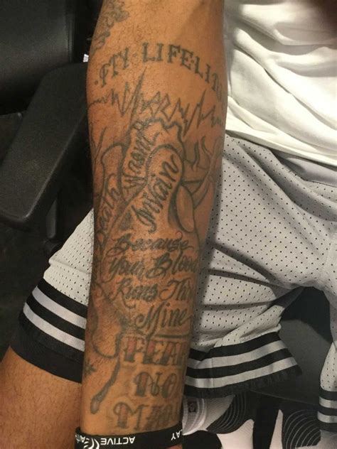 NBA Player Tattoo Leg Tattoo Men Leg Tattoos Tattoos