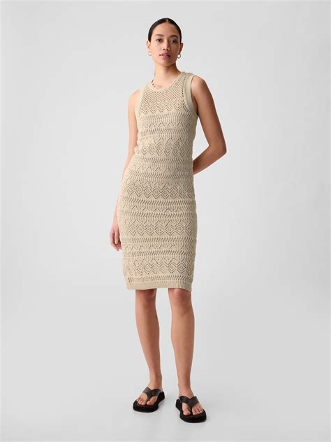 Crochet Midi Dress Gap