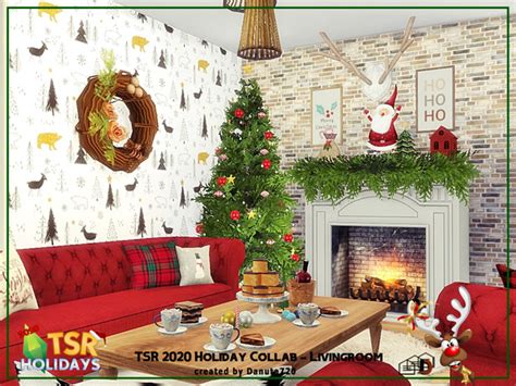 The Sims Resource Holiday Wonderland Christmas Livingroom