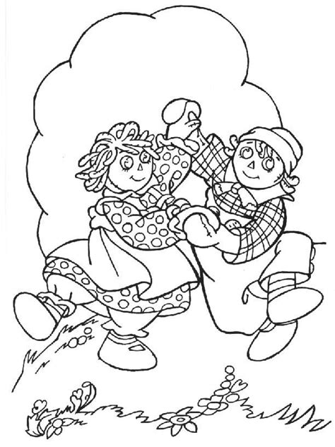 Printable Coloring Raggedy Ann And Andy Coloring Pages Clip Art Library