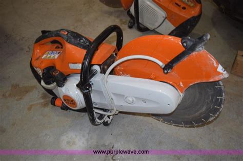 Stihl Ts Concrete Saw In Olathe Ks Item Bi Sold Purple Wave