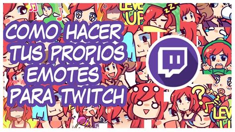 COMO HACER EMOTES PARA TWITCH Tutorial Básico YouTube