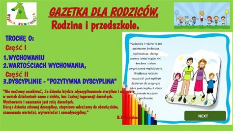 Gazetka dla rodziców Wychowanie wartosci dyscyplina