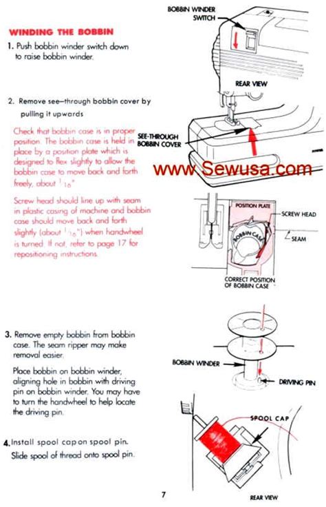 Sewing Machine Bobbin Diagram Sewing Machine Bobbin Case Dia