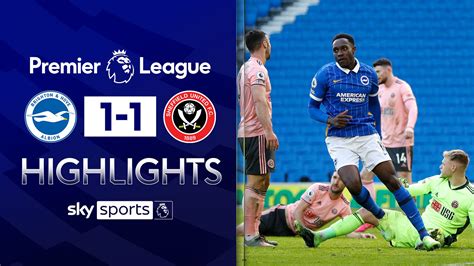 Brighton 1 - 1 Sheff Utd - Match Report & Highlights