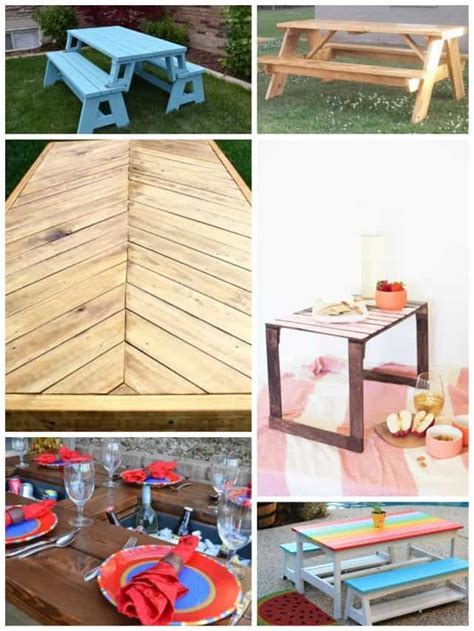 20 Diy Picnic Tables The Handymans Daughter