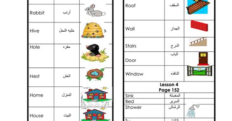 اللغة الإنجليزية Unit 8 Word List للصف الثالث الفصل الثالث الدراسة