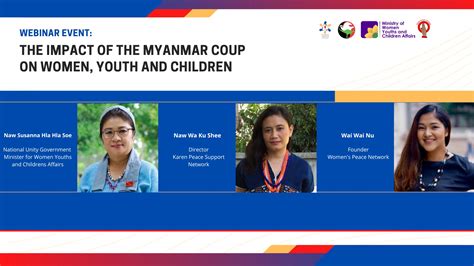 The Impact Of The Myanmar Coup On Women Youth And Children Myanmar