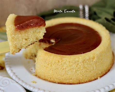 Bolo De Milho Iogurte E Goiabada Mole De Cobertura Monta Encanta