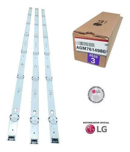 Kit Barra Led Tv LG 43lj5500 43lj5550 43uj6300 Kit Barras De Led