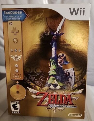 Brand New The Legend Of Zelda Skyward Sword Limited Edition Wii Bundle