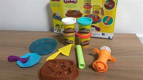 Review Massinha De Modelar Play Doh Tortas Divertidas Youtube