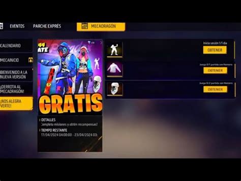 Nuevos Regalos Sorpresa Nuevas Cosas Gratis Free Fire Freefire