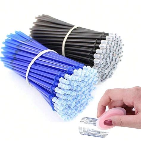 25 pièces set Stylos à gel rechargeables avec pointe de 0 5mm et