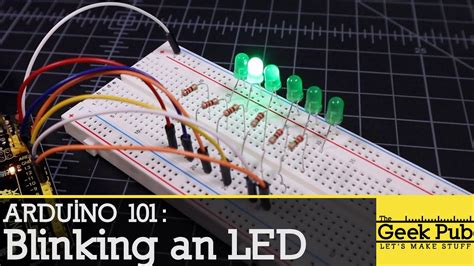 Arduino Blinking An Led Youtube