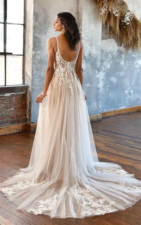 Floral Wedding Dress With Bohemian Lace All Who Wander