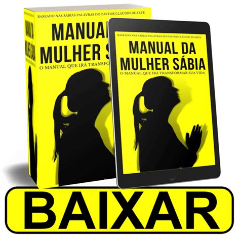 Livro Manual Da Mulher S Bia Pastor Cl Udio Duarte