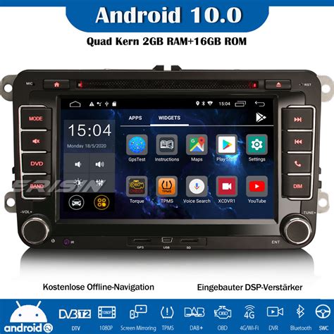 Erisin ES2655V Android 10 0 Autoradio GPS DAB DSP CarPlay Wifi OPS DVD