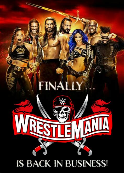Wwe Wrestlemania 37 Poster Atelier Yuwaciaojp