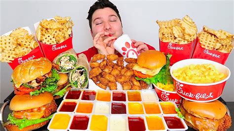 Massive Chick Fil A Feast • Mukbang Youtube